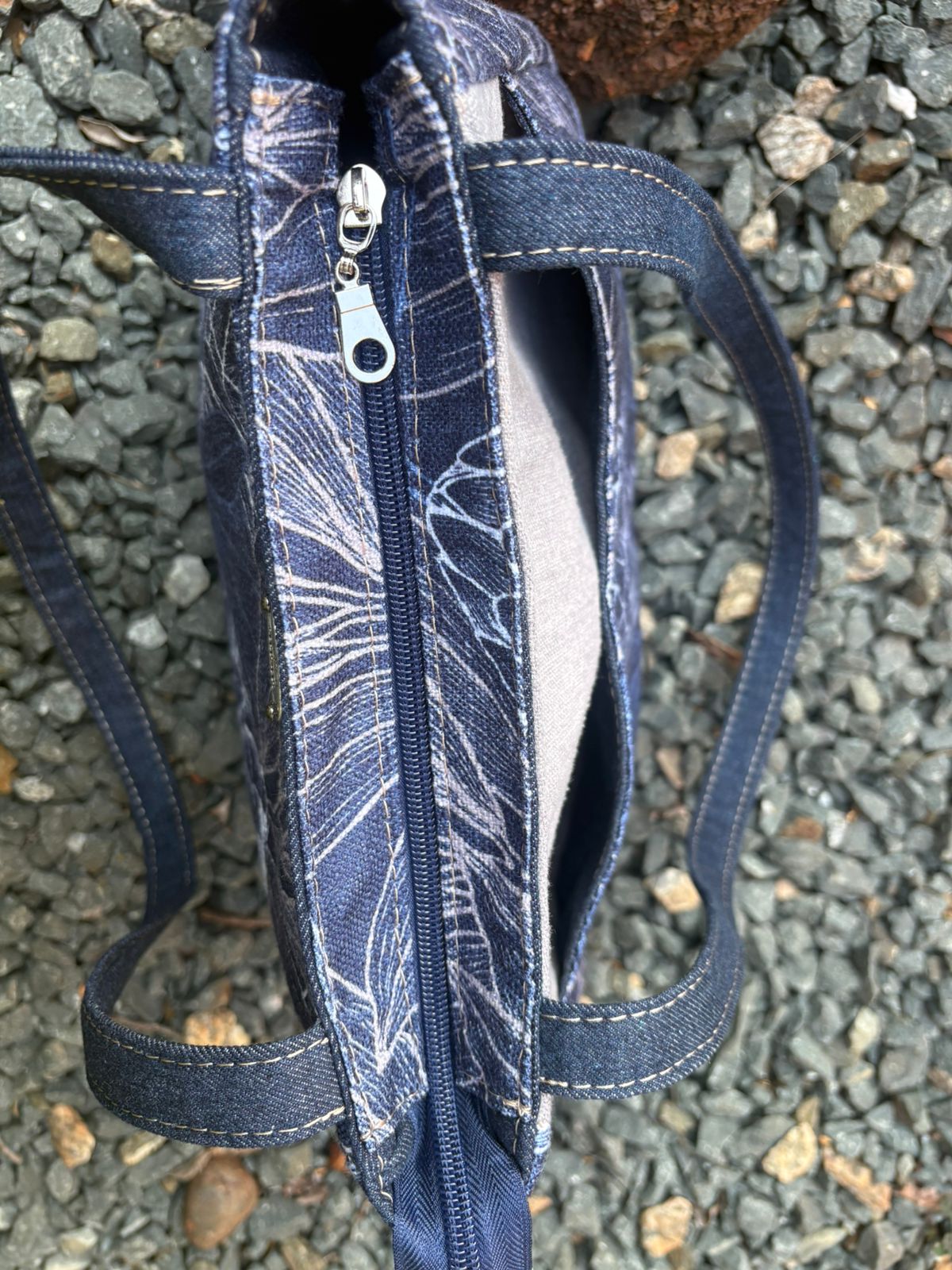 Die Stylvol sak - Handgemaakte lap sak