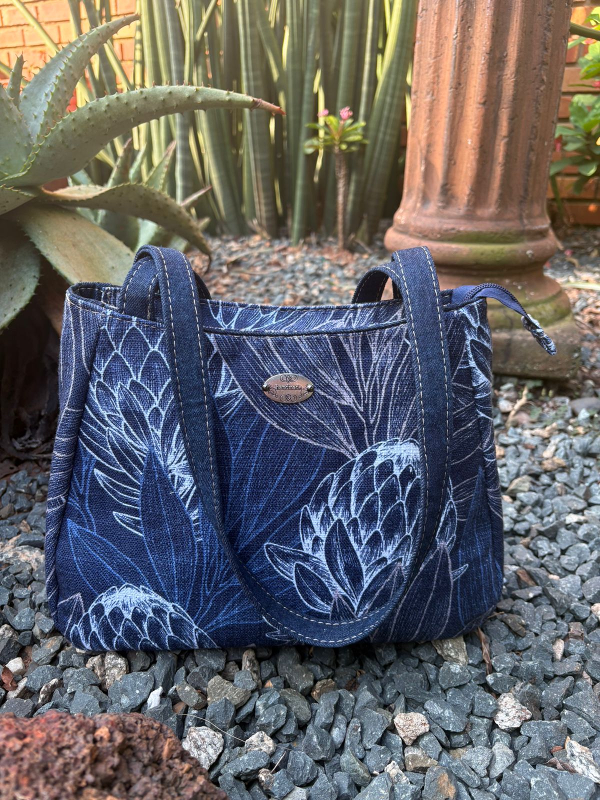 Die Stylvol sak - Handgemaakte lap sak